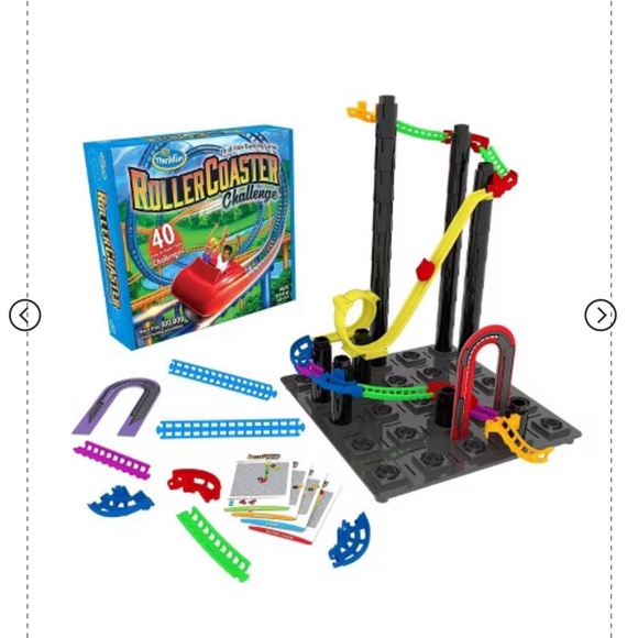 ThinkFun Roller Coaster Challenge STEM Toy and Building Game NEW - Picture 2 of 5